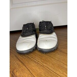 FootJoy Contour Series Mens Golf Shoes 9.5 M White Black Leather